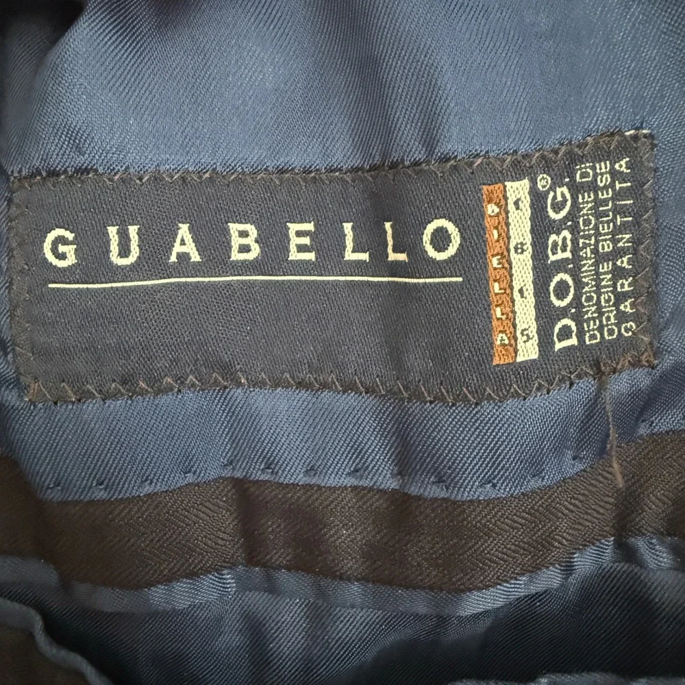 J. Hilburn Guabello Italian Wool Blazer Mens 44XL Navy Quiet Luxury Sport Coat